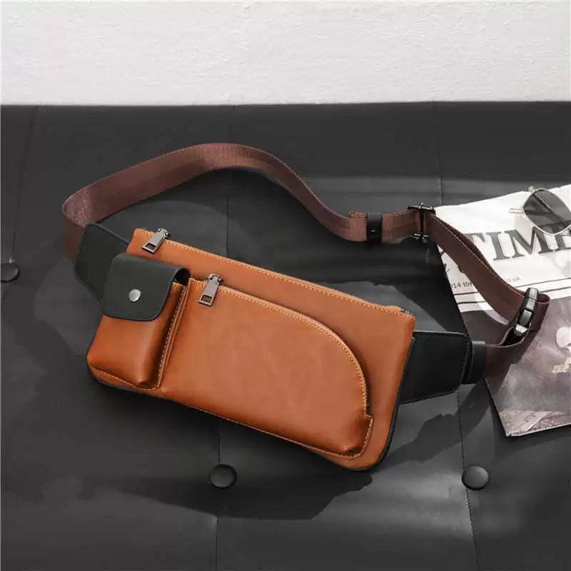 Men’s Retro Waist Bags – Small Chest Bags, Casual Crossbody Bag for Men - ClubOn