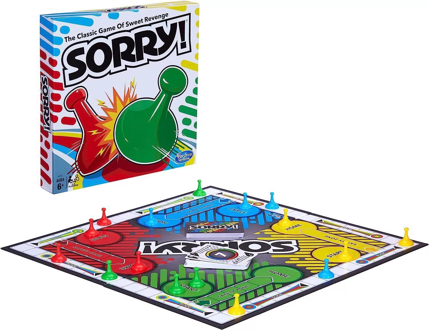 Sorry! Fast Track Board Game – For 2-4 Players - ClubOn