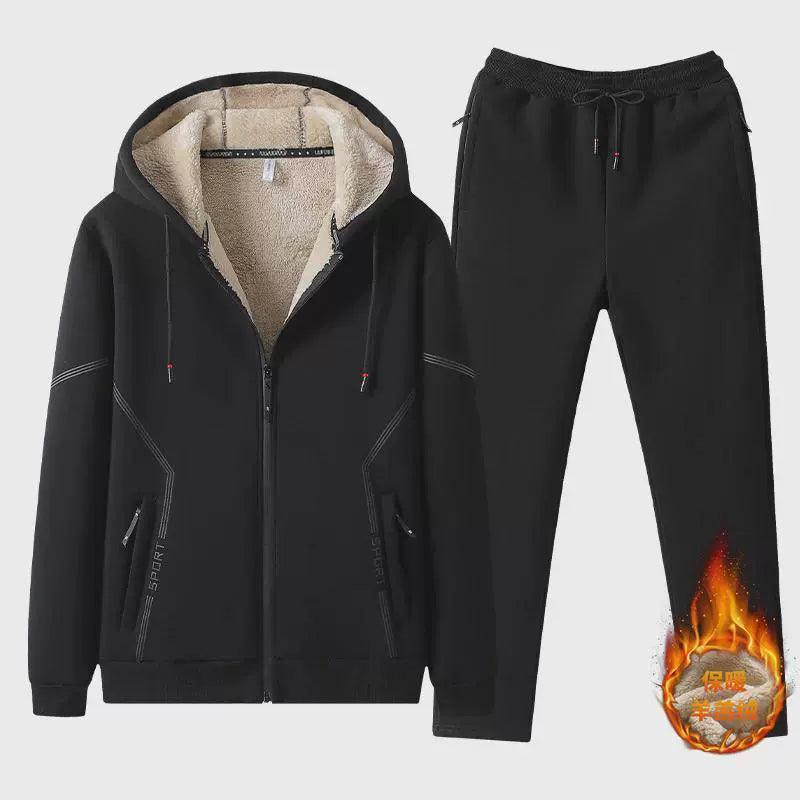 Men's Tracksuit Set – Fleece Sport & Thermal Hooded Sweatshirt - ClubOn
