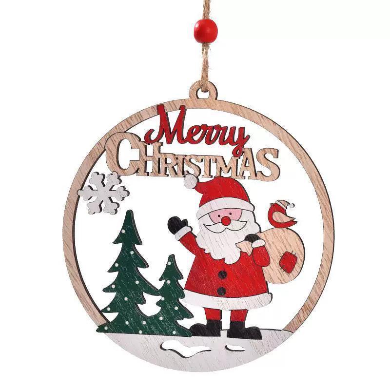 Wooden Christmas Pendants | Festive Holiday Decorations - ClubOn