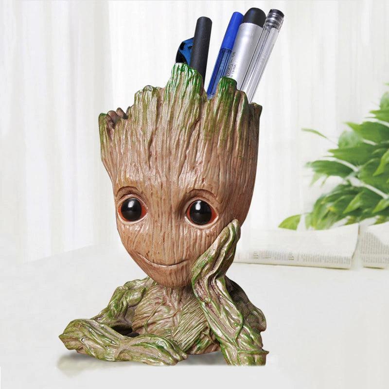 Strongwell Cartoon Groot Flower Pot Planter Figurine – Cute Decor - ClubOn