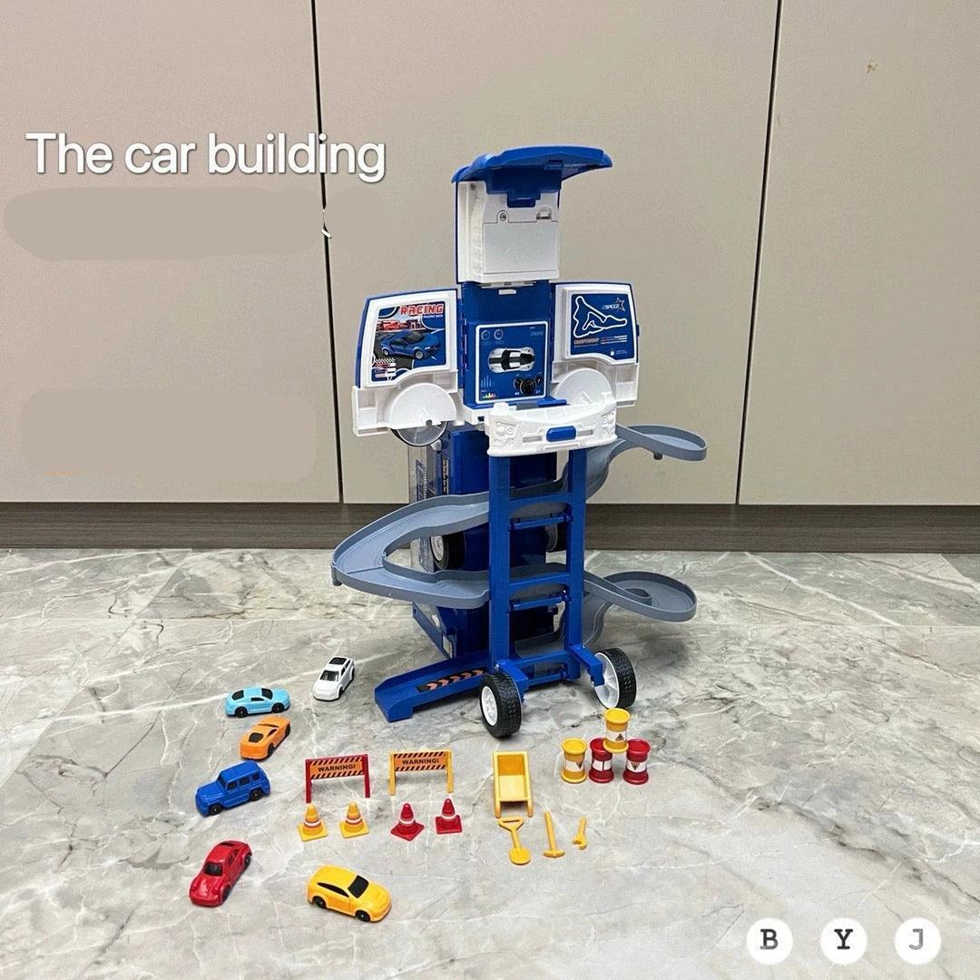 Two-in-One Track Car Building Deformation Toy – Multifunctional Model - ClubOn