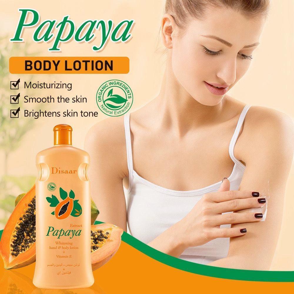DISAAR Papaya Whitening Hand & Body Lotion – With Vitamin E - ClubOn