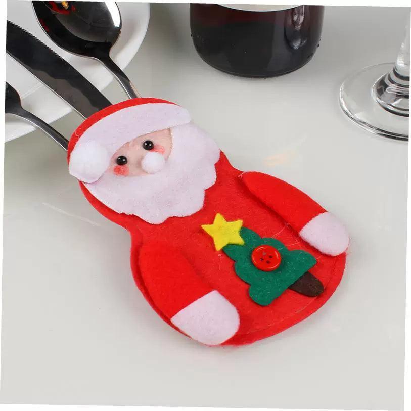 Christmas Knife & Fork Set – Festive Holiday Dinnerware - ClubOn