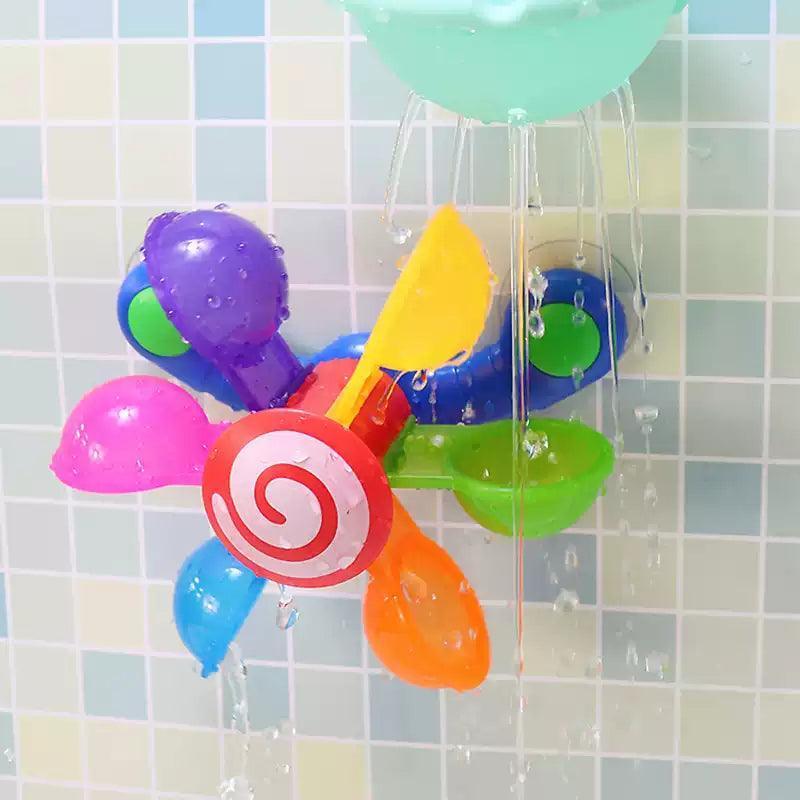 Colorful Waterwheel Baby Bath Toys – Sucker Bathing Toy for Tub - ClubOn