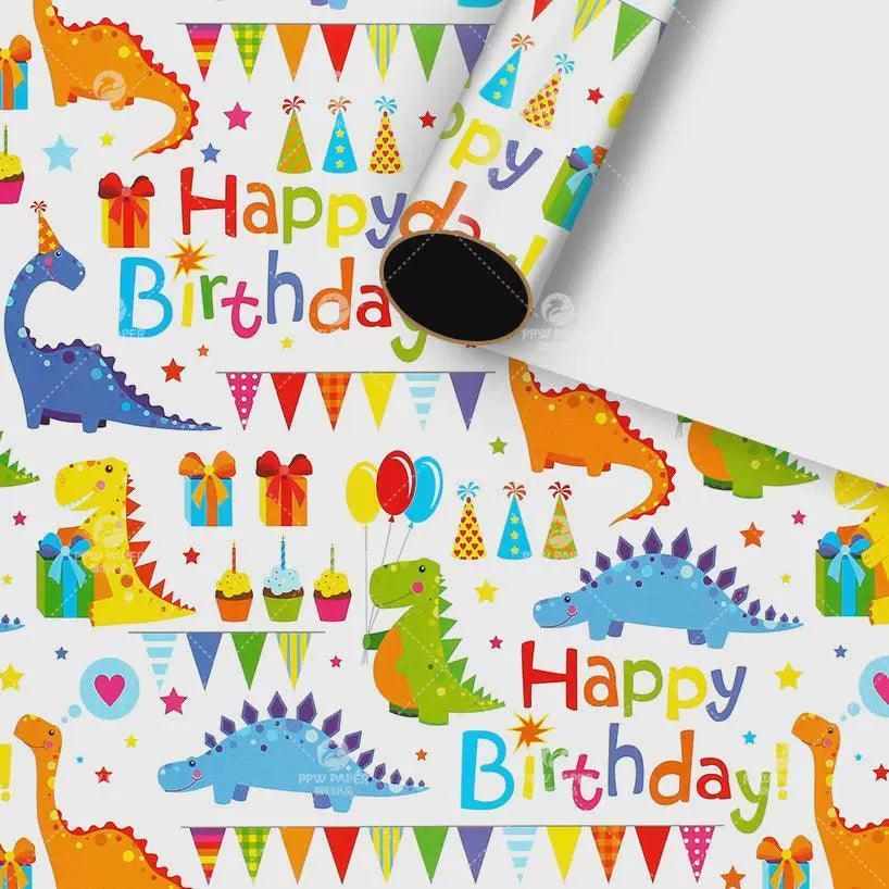 Birthday & Holiday Gift Wrapping Paper – Cute & Festive Wrap - ClubOn