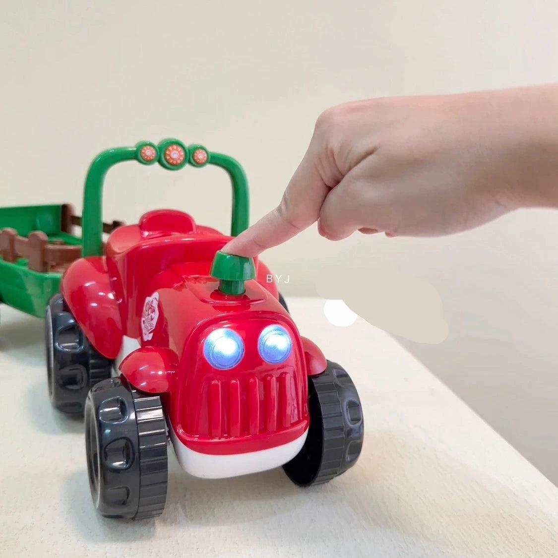 Five-Star Happy Farmer Car – Electric Farm Transport Toy for Kids - ClubOn