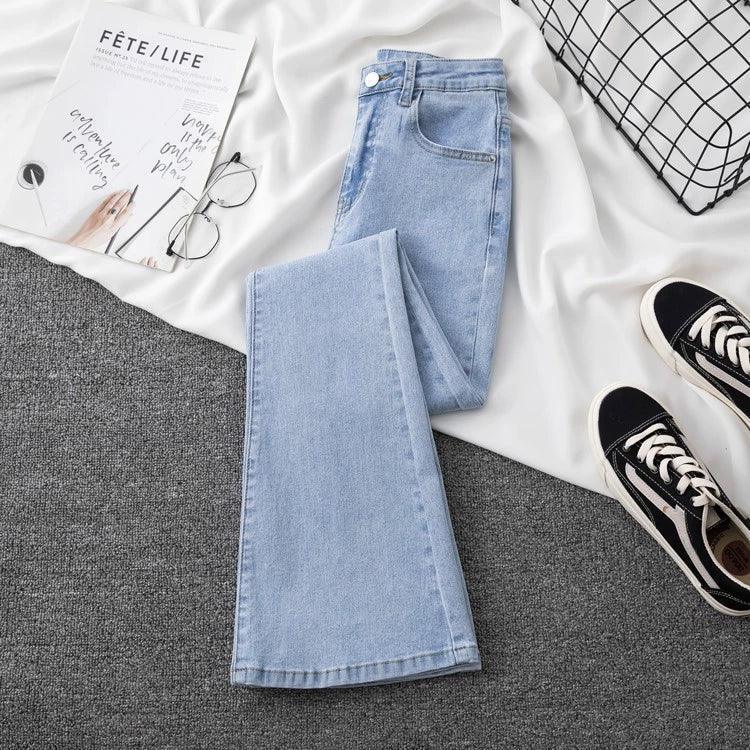 Fashion Elastic Denim Jeans for Women - ClubOn