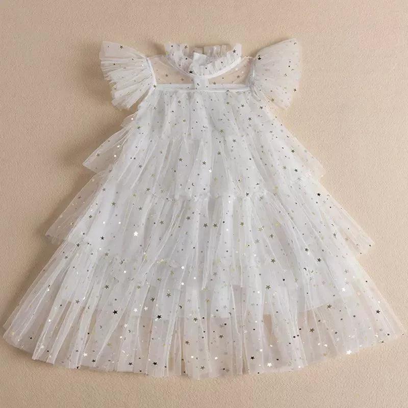 Birthday Party Dresses for Girls – Star Sequins Dress for Kids - ClubOn