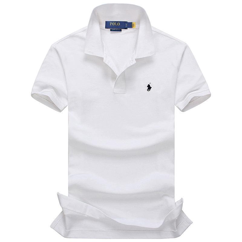 Pony Logo Paul Men’s Polo Shirt – Business Casual Loose Cotton T-Shirt - ClubOn