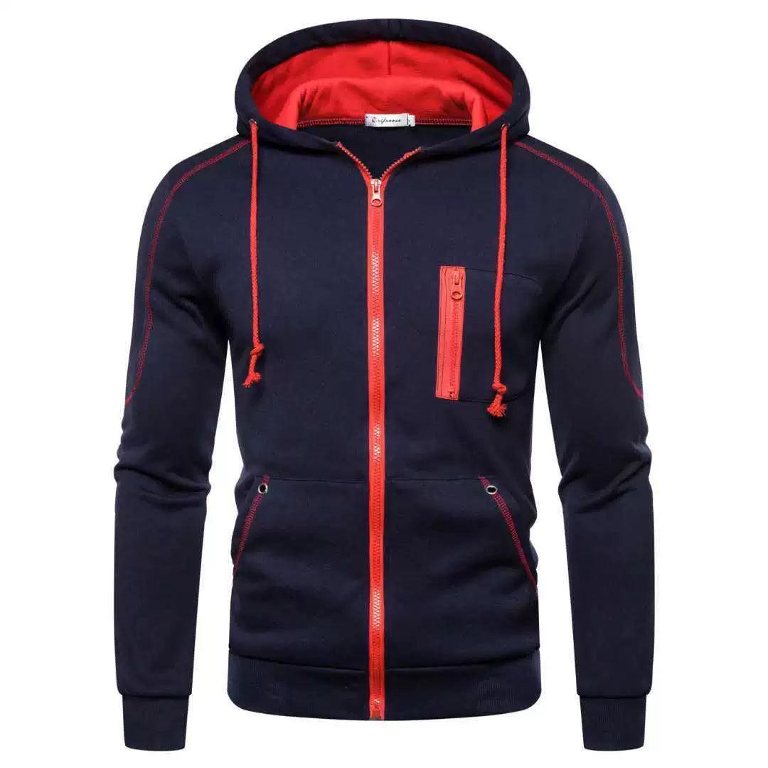 Men’s Zip-Up Jacket – Hoodie Sweatshirt Coat for Men - ClubOn