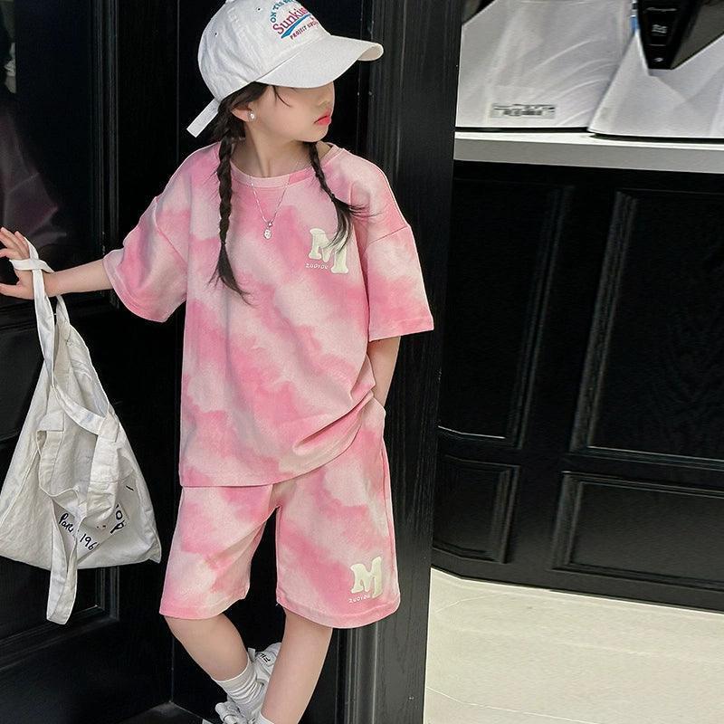 Girls' Summer Sports Set - Fashionable Style - ClubOn