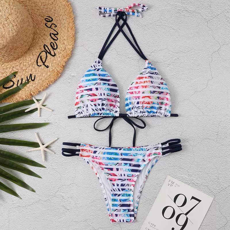Tengwei Fashion Bikini - Women's Split Printed Swimwear - ClubOn