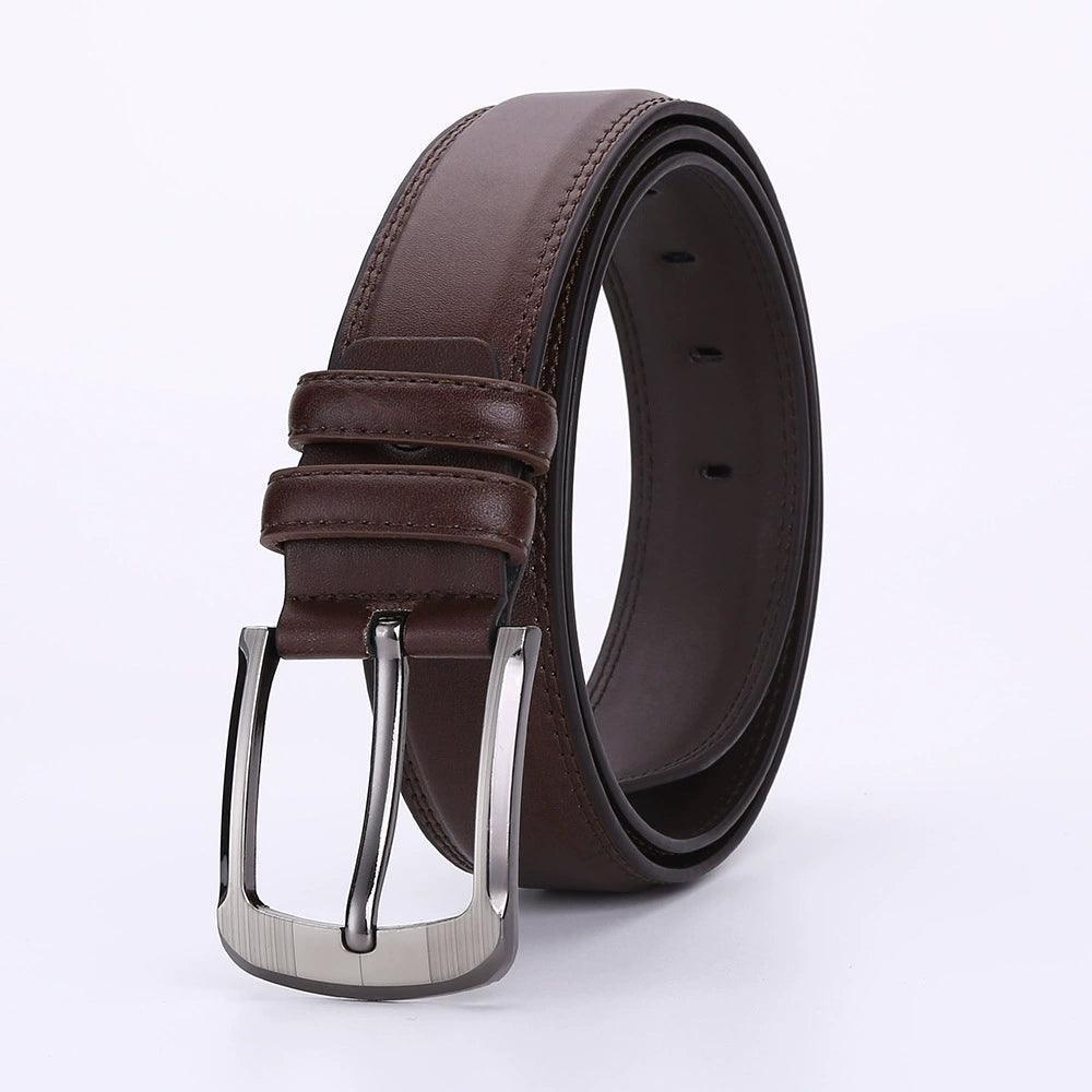 Men's Waist Belt – Black Leather Belt for Jeans, Stylish for Men - ClubOn