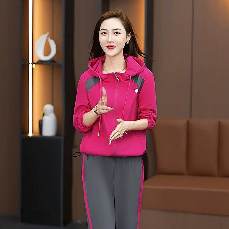Women's Travel Fitness Two-Piece Sports Suit - ClubOn