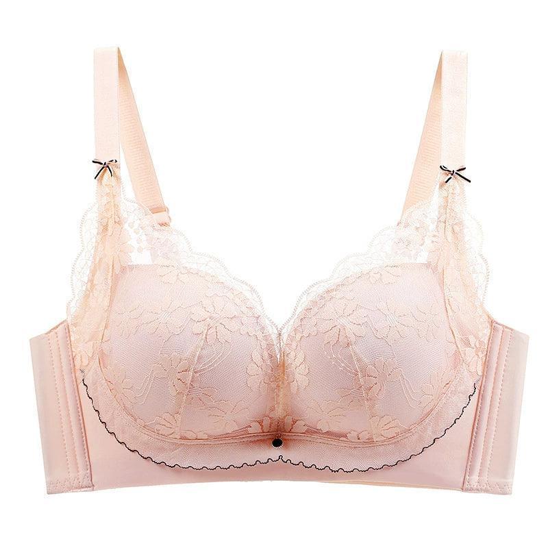 Breathable Lace Bra - Comfortable Wireless Design for Women - ClubOn