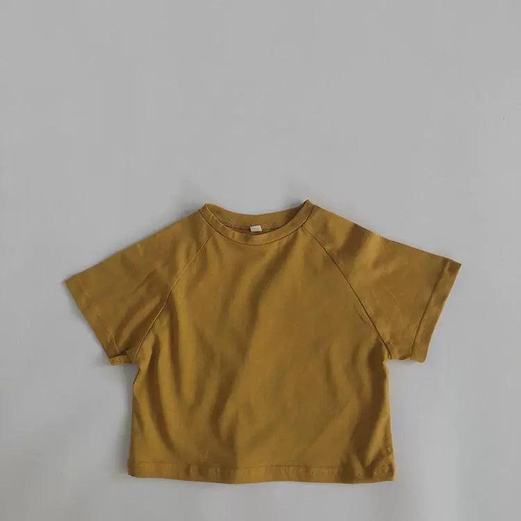 Kids Summer Tees – Solid Color T-shirts for Boys & Girls - ClubOn