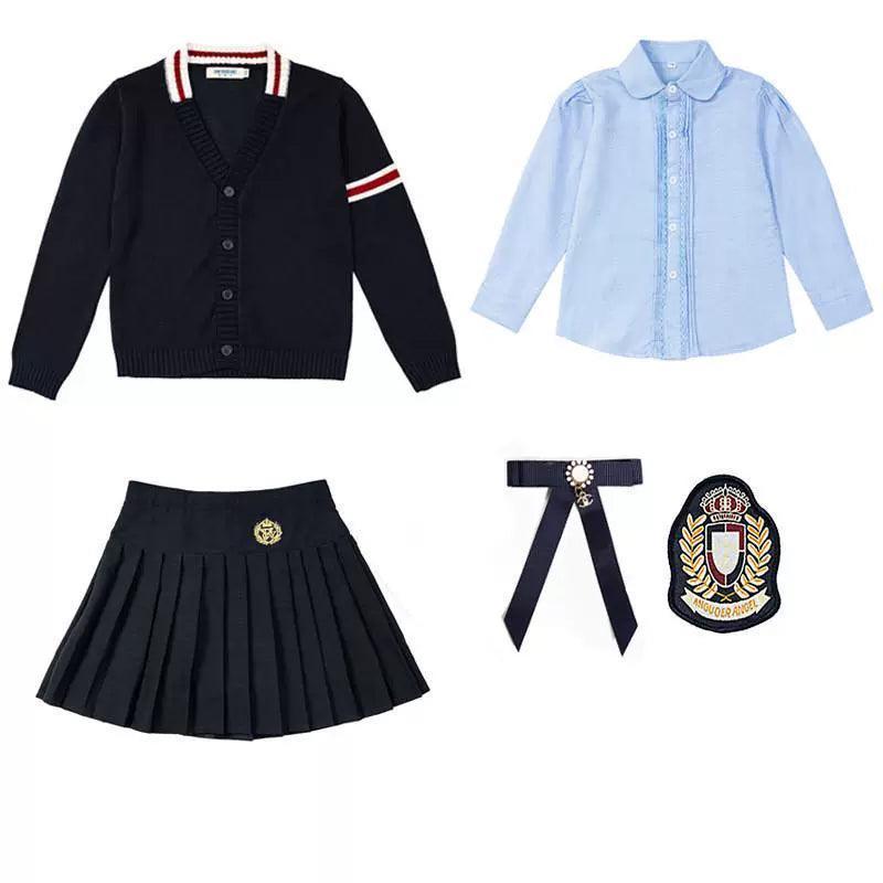 Autumn & Winter British Style Children's School Uniform - ClubOn