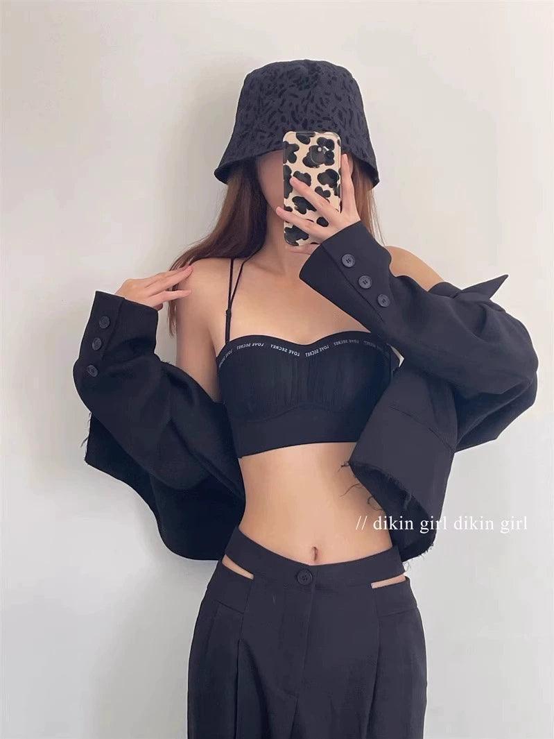 Autumn/Winter Lace Bra - Gathered Design for Small Breasts - ClubOn