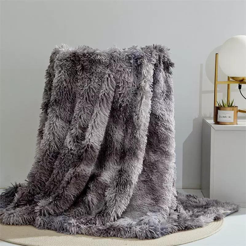 Thick Warm Soft Fleece Throw Blanket – For Bed & Couch - ClubOn