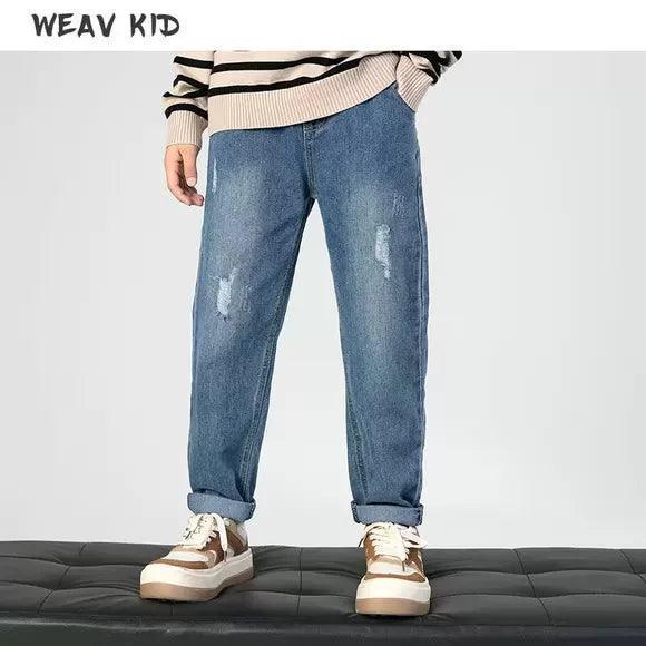 Children’s Autumn Pants for Boys – Kids Baby Jeans - ClubOn