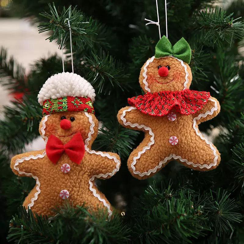 Christmas Tree Gingerbread Man Pendant – Holiday Decorations for Home & Tree - ClubOn