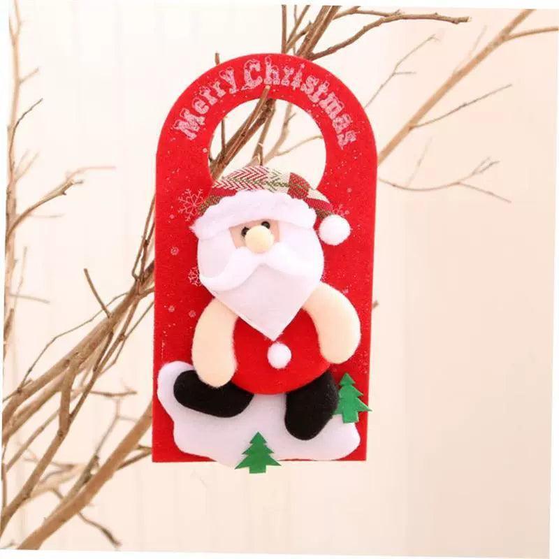 Cartoon Christmas Tree Door Hanging – Holiday Decoration - ClubOn