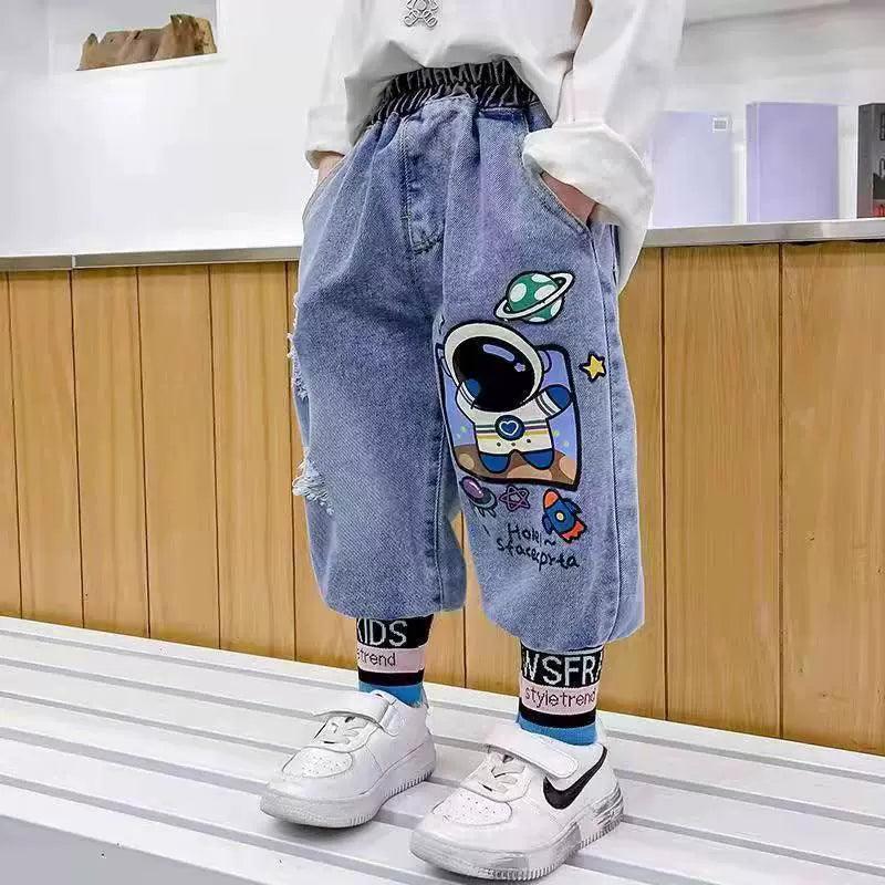 Baby Boys' Jeans – Cartoon Spring Style Fashionable Kids Denim - ClubOn