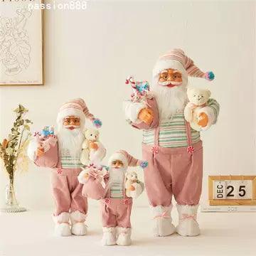 Pink Santa Claus Christmas Ornaments | Festive Holiday Decorations - ClubOn