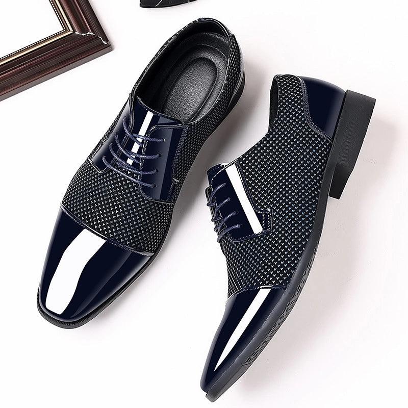 Men's Groom Wedding Leather Shoes - ClubOn