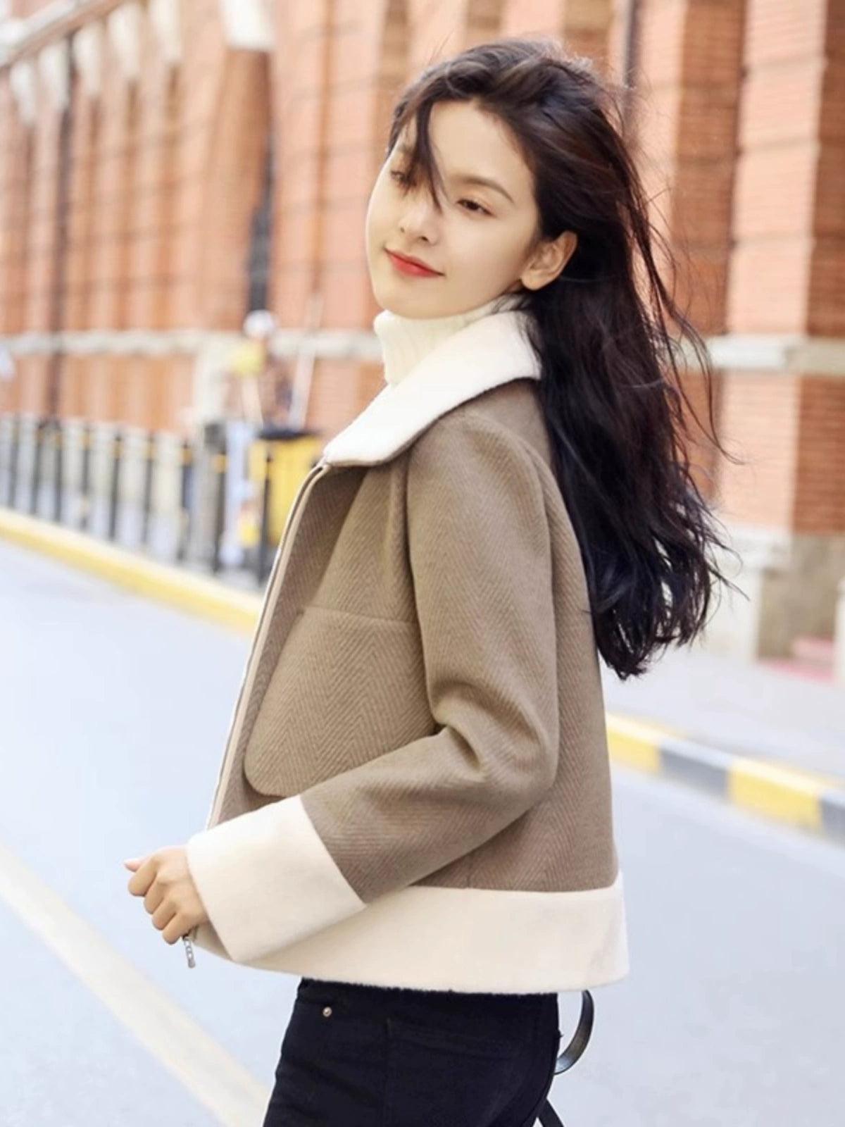 Retro Forest Style Woolen Coat for Women - ClubOn
