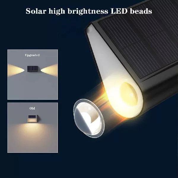 Solar Stair Lights Outdoor – 2-Sided Step Lighting - ClubOn