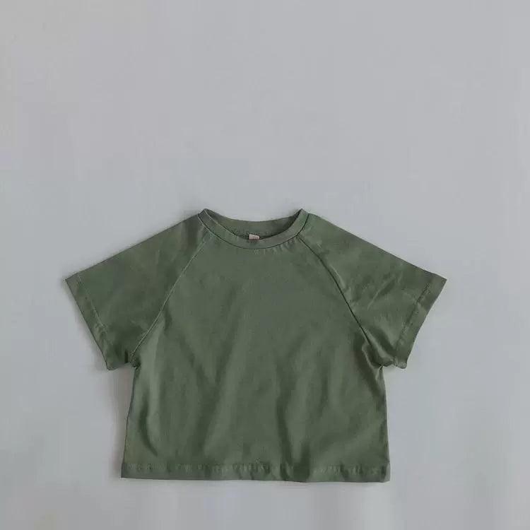 Kids Summer Tees – Solid Color T-shirts for Boys & Girls - ClubOn