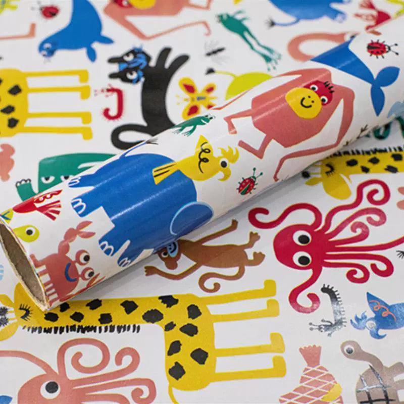 Unicorn & Animal Birthday Wrapping Paper – Gift Wrap for Kids - ClubOn