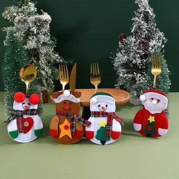 Santa Cutlery Set – Christmas Table Decoration - ClubOn