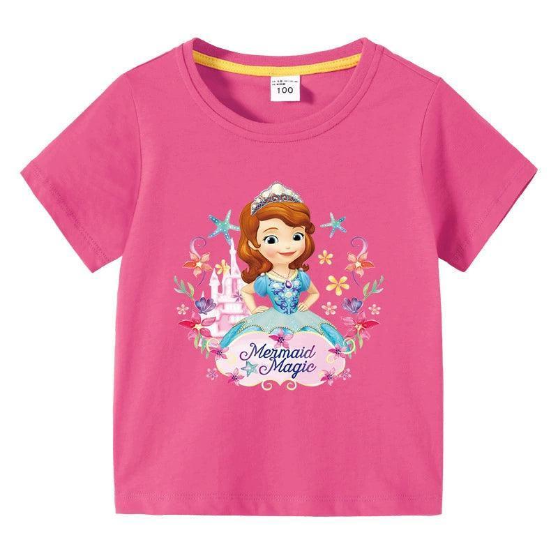 Sofia Children's Summer Short-Sleeved T-Shirt - Comfortable & Stylish - ClubOn