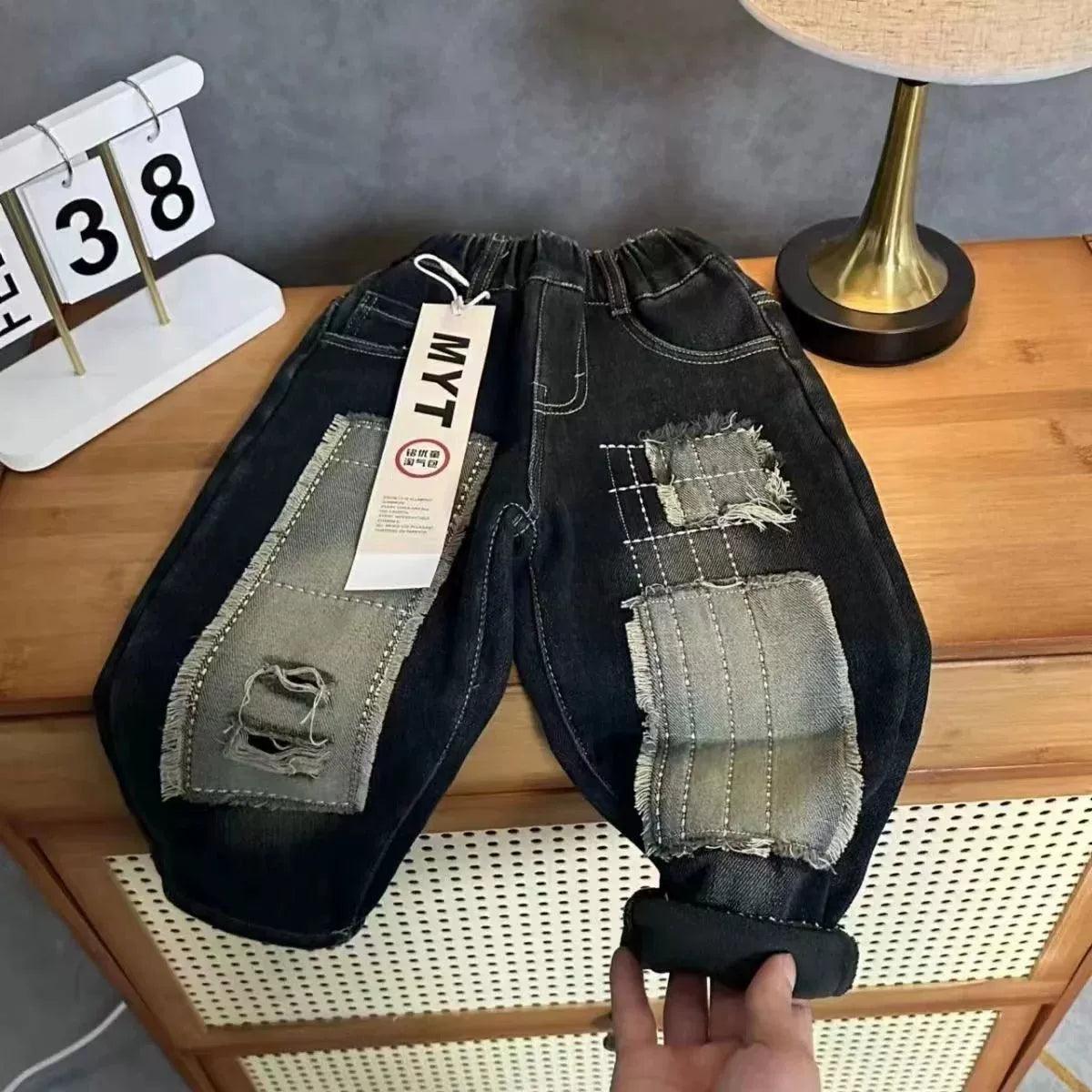 Children's Spring & Autumn Jeans – Boys Casual Baby Denim Pants - ClubOn