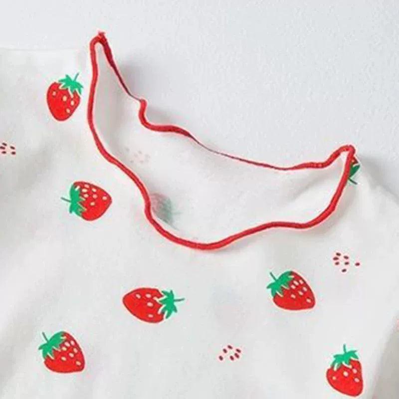 Summer Clothes Set for Girls - Cartoon Short Sleeve Pajamas - ClubOn