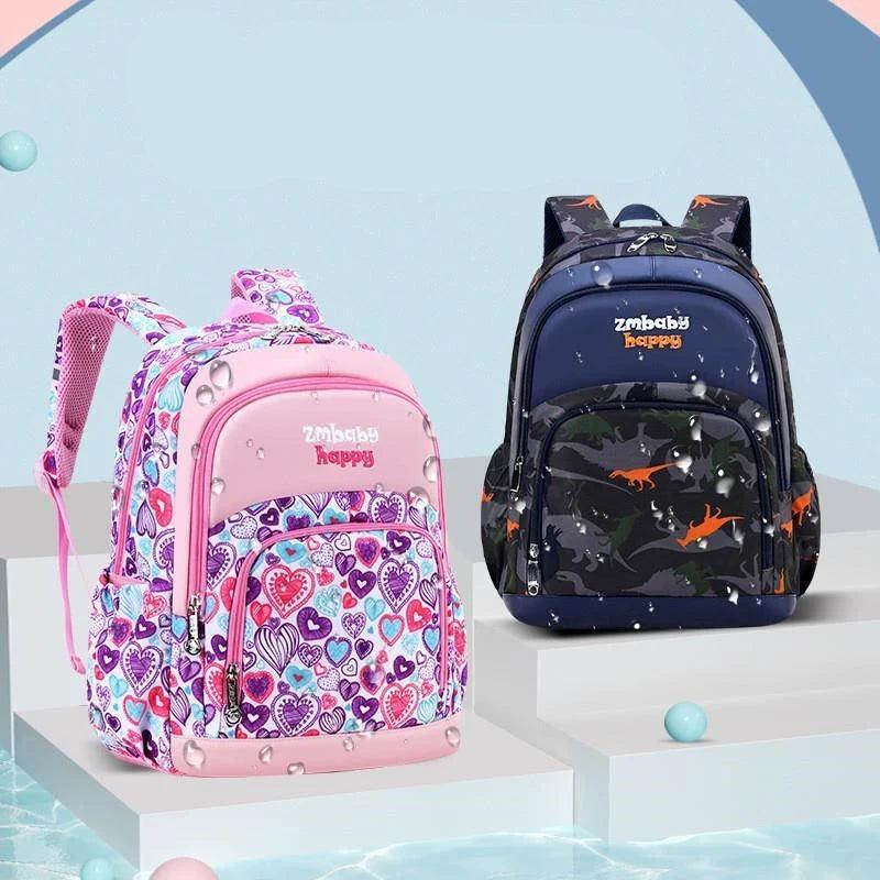 Elementary School Backpack for Girls | Cute Cartoon Design - ClubOn