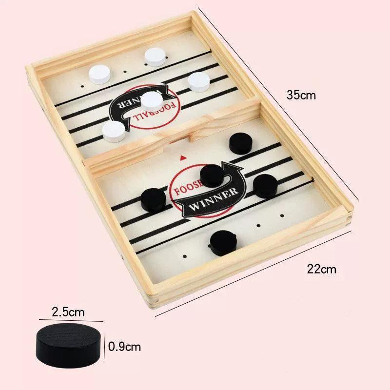 Table Hockey Fast Sling Puck Board Game – Win with Speed! - ClubOn