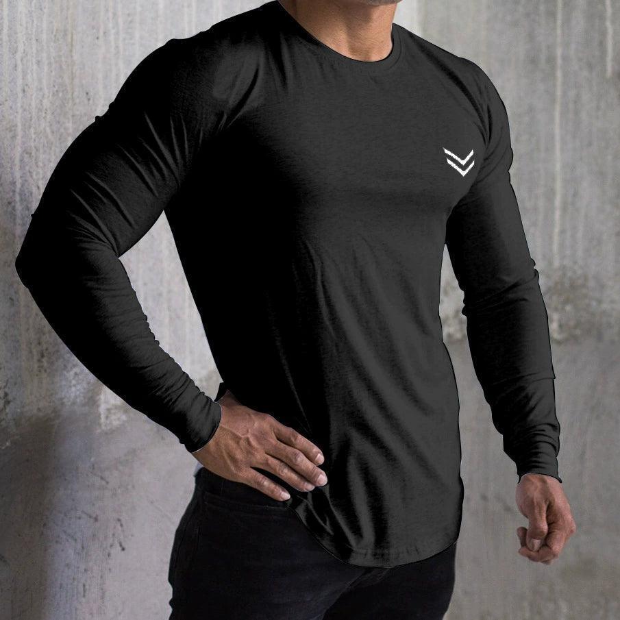 Men's Long Sleeve T-shirt – Gym, Fitness, and Running - ClubOn