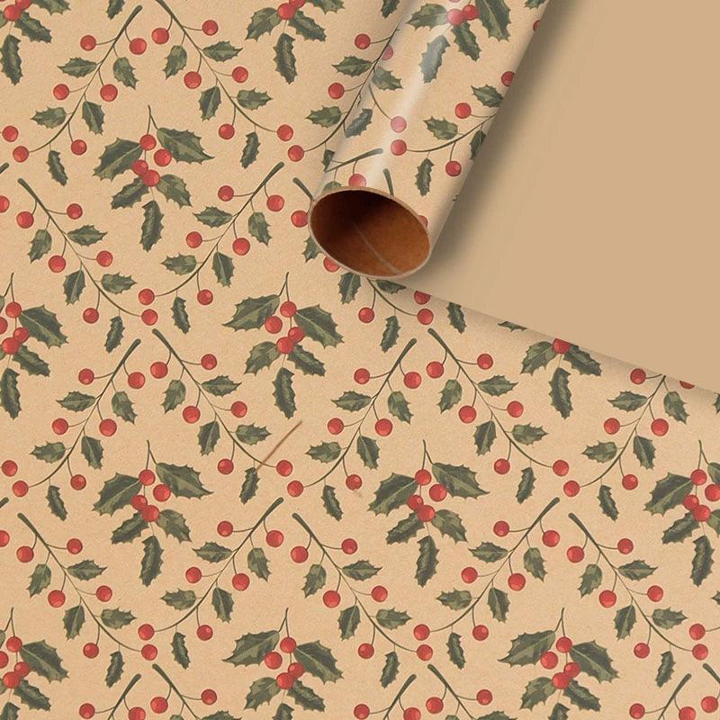 Kraft Christmas Wrapping Paper – Eco-Friendly Gift Packaging - ClubOn
