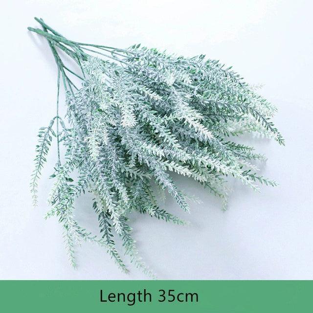 Artificial Flocked Lavender Bundle – Realistic Plastic Fake Flowers - ClubOn