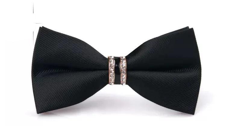 British Men's Bow Tie - Formal Wedding Tie Double - ClubOn