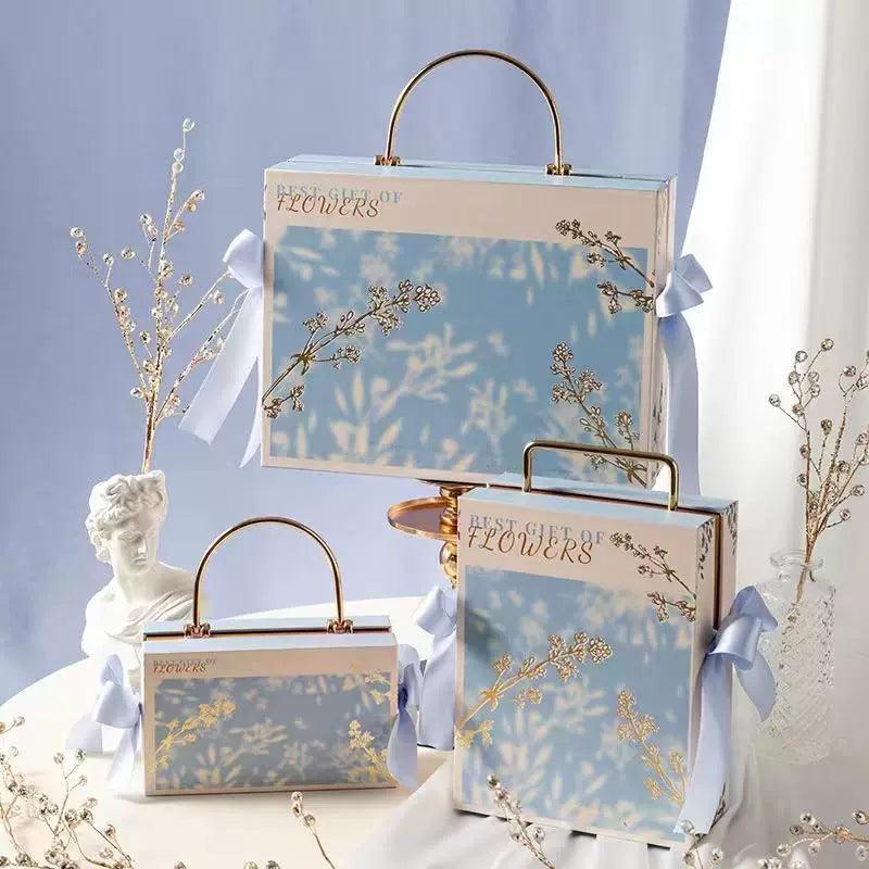 Flower Shadow Series Handheld Gift Box - Elegant Candy Packaging - ClubOn