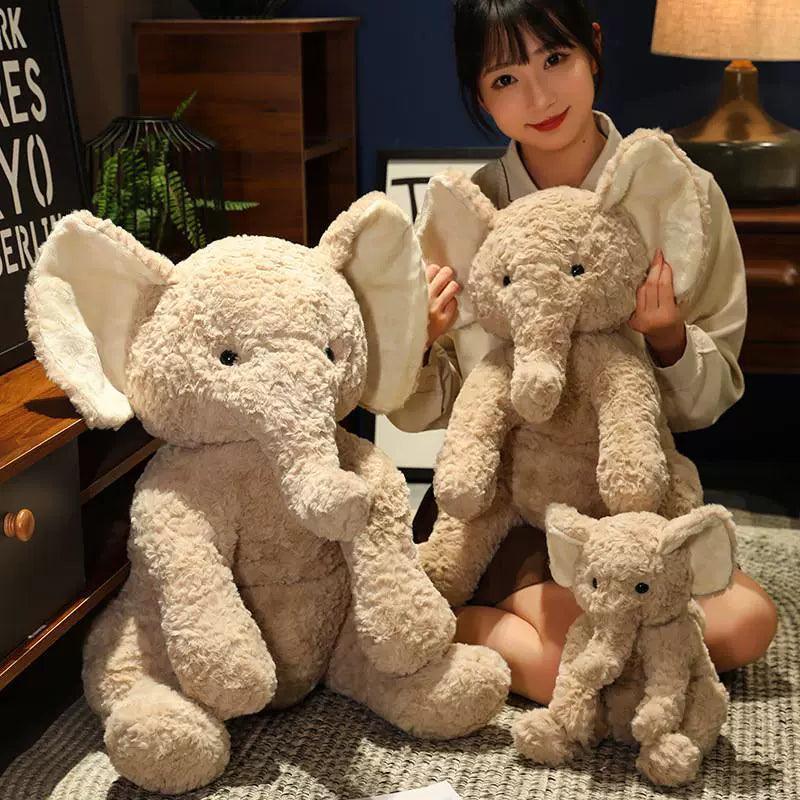 Elephant Soft Toy - Cute Plush Stuffed Toy Big Pillow for Kids - ClubOn