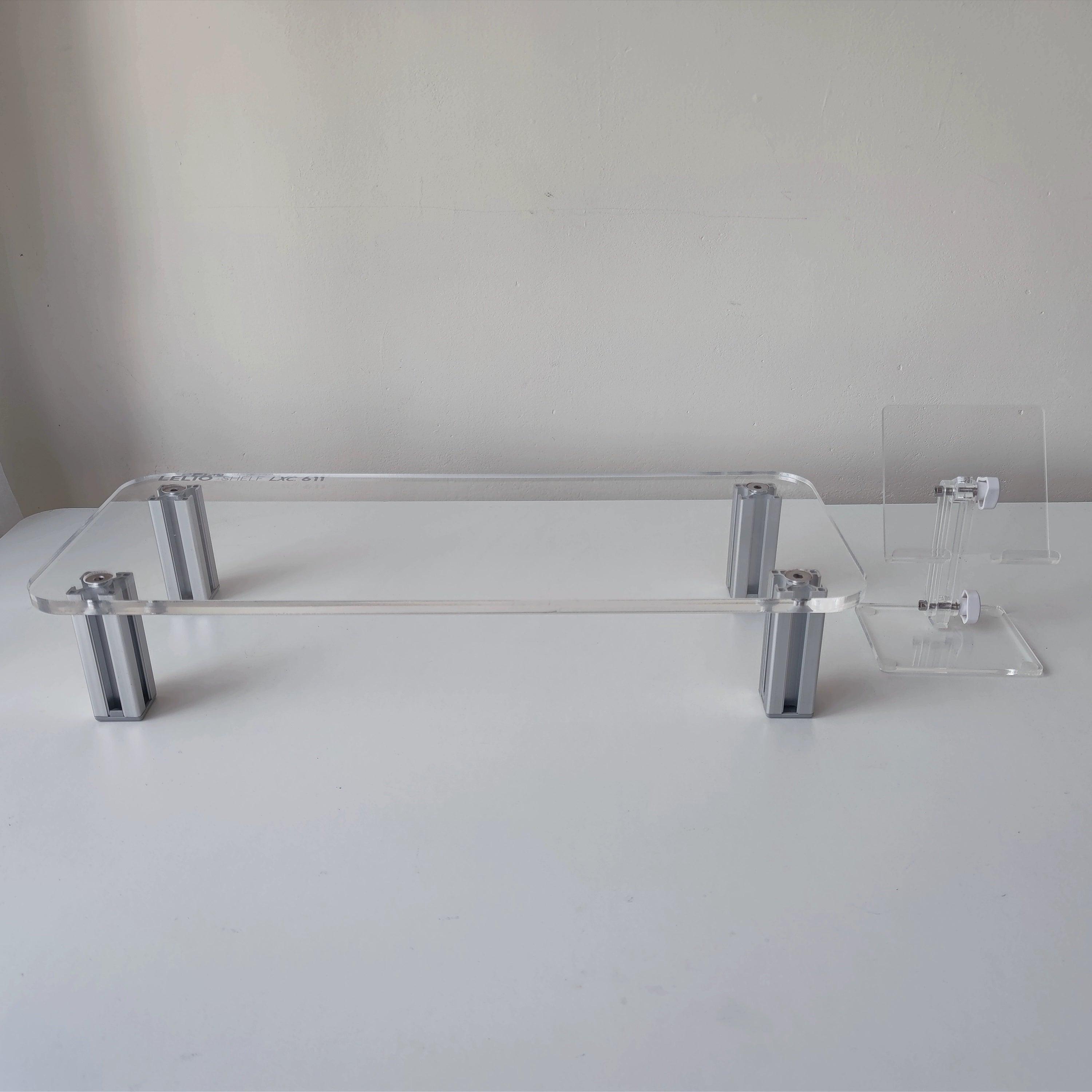 Transparent Acrylic Monitor Stand - Heightening Support Shelf - ClubOn