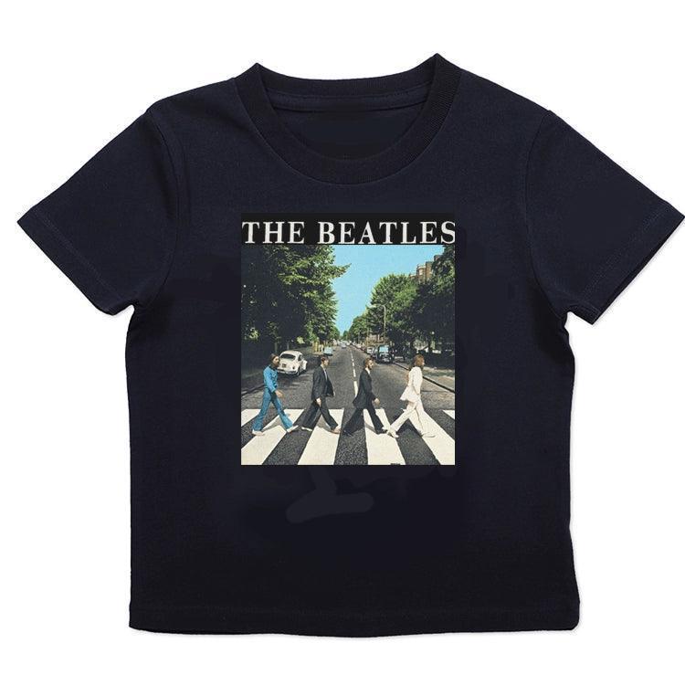 Nirvana Guns N' Roses Led Zeppelin Joy Division Rock Kids Short Sleeve T-Shirt - ClubOn