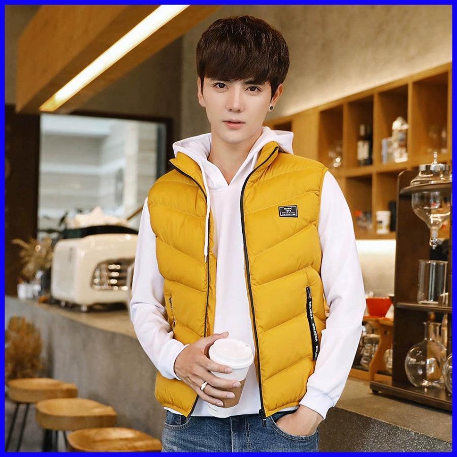 Men’s Down Vest Jacket – Winter Puffer Coat for Cold Weather - ClubOn
