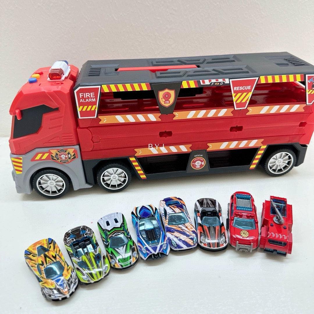 Toschi Ejection Deformation Truck – Folding Track & Alloy Car Toy - ClubOn